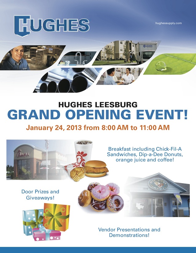 Hughes Leesburg Grand Opening Flyer